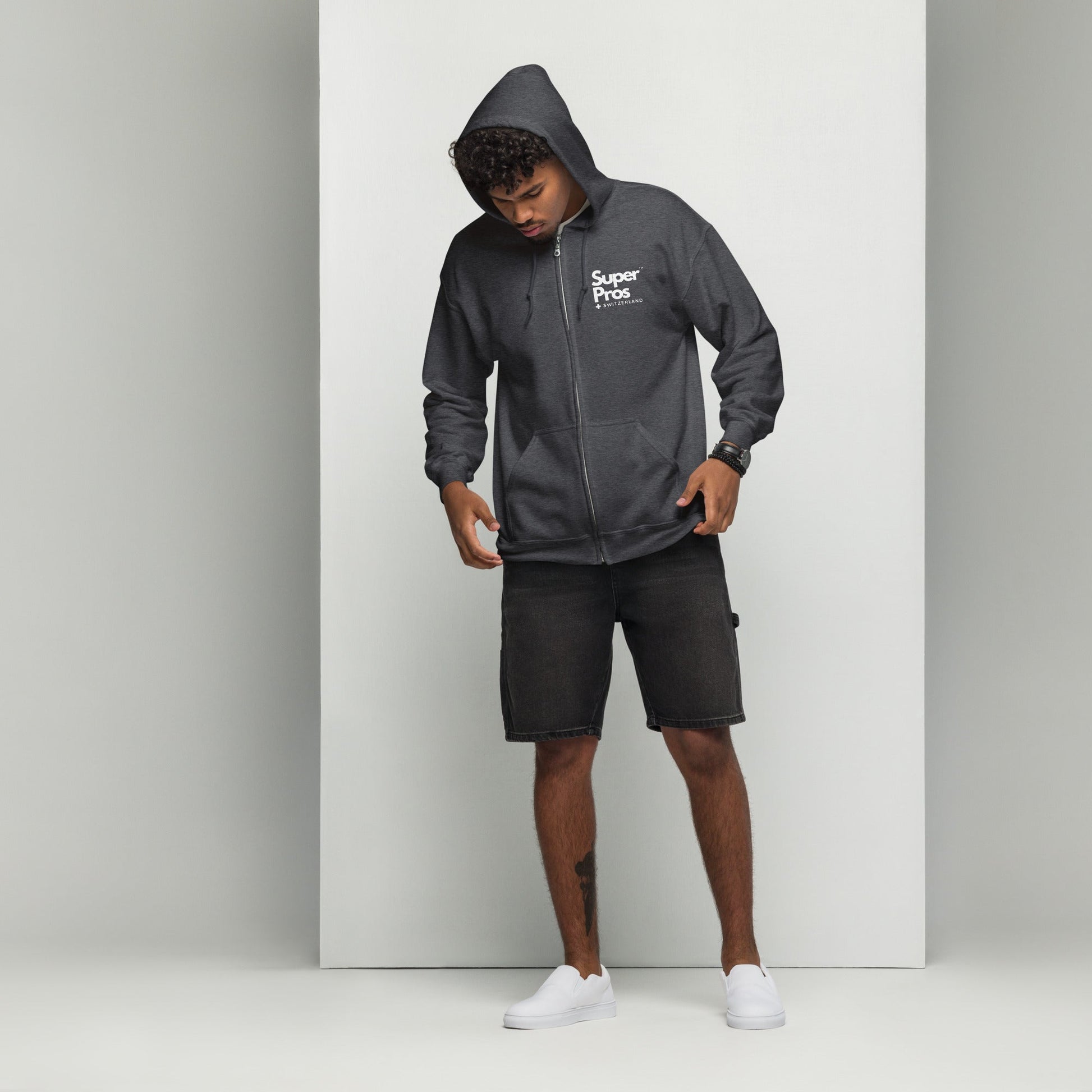 Unisex heavy blend zip hoodie - SuperPros